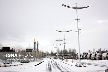 طبیعت برفی اهر