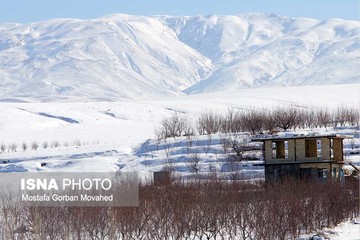 طبیعت برفی اهر