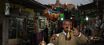 قهوه ذغالی در خیابان‌های خوزستان
