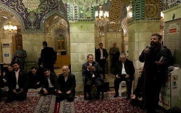 جهانگیری در حرم مطهر حضرت زینب (س) /عکس