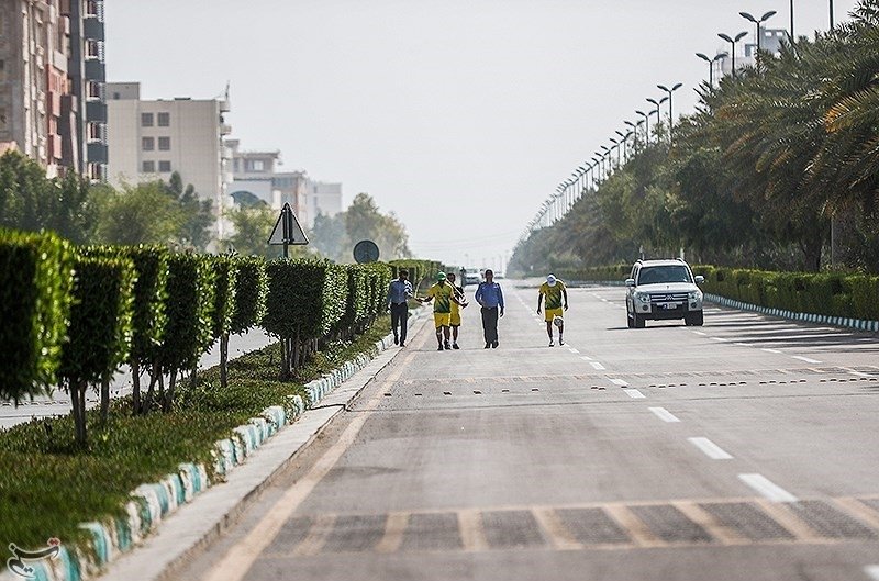 ثبت رکورد روپائی و طناب زنی در جزیره کیش