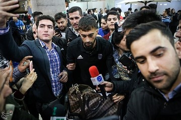 بازگشت تیم ملی فوتبال ایران از جام ملت‌های آسیا