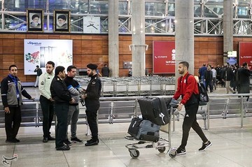 بازگشت تیم ملی فوتبال ایران از جام ملت‌های آسیا
