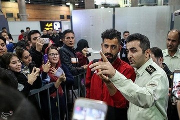 بازگشت تیم ملی فوتبال ایران از جام ملت‌های آسیا