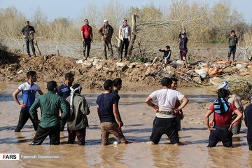 سیل در شهر  رُفیِع
