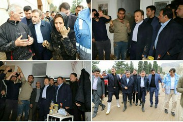بازدید میدانی رییس دفتر رییس‌جمهور از محلات خسارت دیده خرم‌آباد