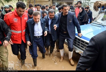 قولی که رئیس دفتر رئیس‌جمهور به سیل‌زدگان خوزستانی داد