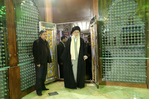 حضور مقام معظم رهبری در مرقد امام خمینی(ره) و گلزار شهدای بهشت زهرا