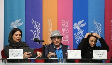 عکس | شکل متفاوت حضور فاطمه معتمدآریا در نشست خبری «بنفشه آفریقایی»
