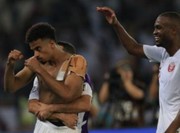 عکس | خوشحالی بعد از گل بازیکن قطر که در تلویزیون سانسور شد