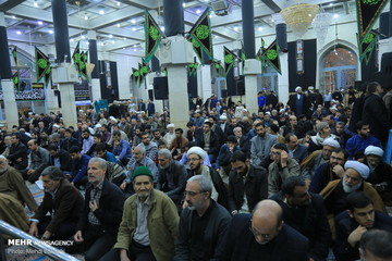 مراسم چهلمین روز ارتحال آیت الله هاشمی شاهرودی در قم