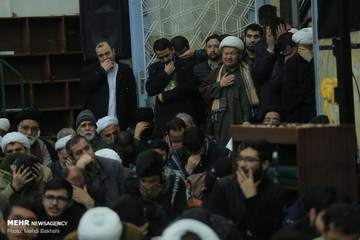 مراسم چهلمین روز ارتحال آیت الله هاشمی شاهرودی در قم