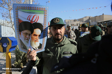گلباران بیت امام خمینی (ره) در قم‎