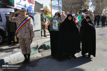گلباران بیت امام خمینی (ره) در قم‎