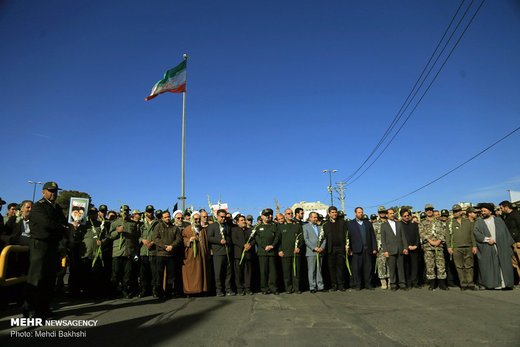 گلباران بیت امام خمینی (ره) در قم‎