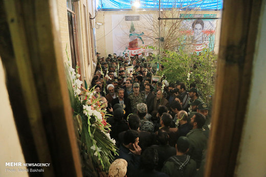 گلباران بیت امام خمینی (ره) در قم‎