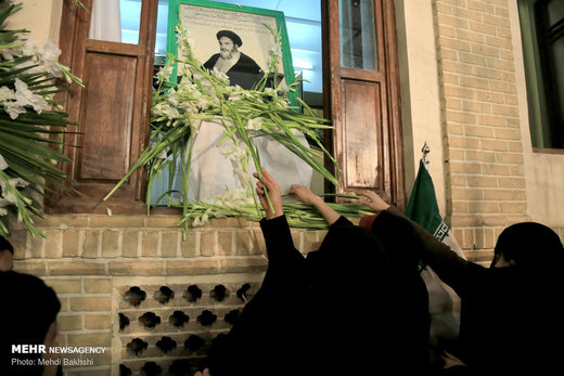 گلباران بیت امام خمینی (ره) در قم‎