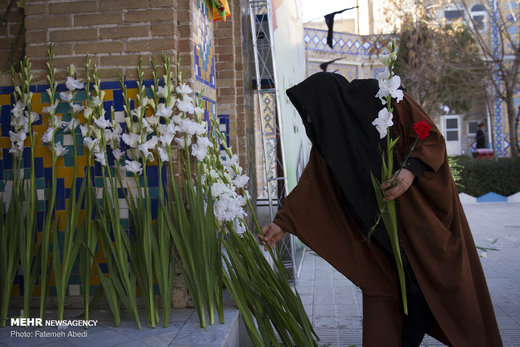 گلباران حجره طلبگی امام خمینی(ره) در اراک
