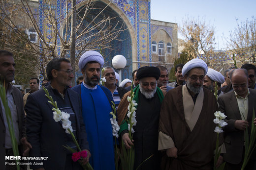 گلباران حجره طلبگی امام خمینی(ره) در اراک