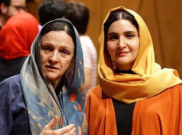 عکس | گلاب آدینه و دخترش در جشنواره فیلم فجر