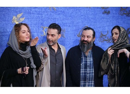 عکس قهقهه شقایق دهقان مهراب قاسمخانی و پیمان معادی روی فرش قرمز خبرآنلاین