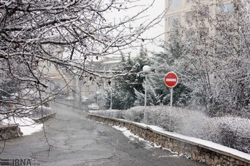 بارش برف در بروجرد‎