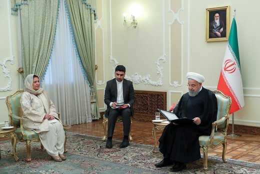 Iran Pres receives credentials of Pakistan's new envoy Iran Pres receives credentials of Pakistan's new envoy