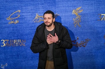 پدرام شریفی بازیگر فیلم شبی که ماه کامل شد در پنجمین روز سی‌وهفتمین جشنواره فیلم فجر