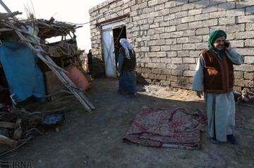 شکسته شدن سیل‌بند شط اعمی در دشت آزادگان