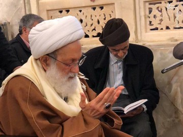 شیخ عیسی قاسم در مشهد
