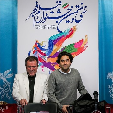 محمود گبرلو و مسعود بخشی کارگردان در نشست خبری فیلم یلدا