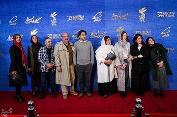 بازیگران فیلم یلدا به کارگردانی مسعود بخشی در ششمین روز سی‌وهفتمین جشنواره فیلم فجر