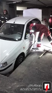 فروکش کف پارکینگ ساختمان مسکونی در خیابان جنت آباد جنوبی