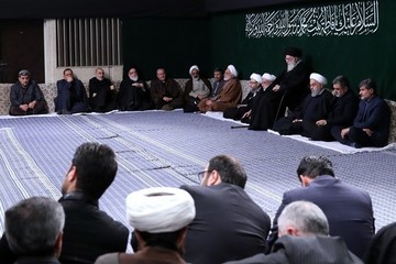 اولین شب عزاداری فاطمیه ۱۴۴۰ در حسینیه امام خمینی(ره)