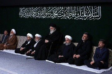 برپایی سومین شب عزاداری فاطمیه در محضر رهبر انقلاب