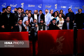 عوامل فیلم «قسم» در نهمین روز سی‌وهفتمین جشنواره فیلم فجر