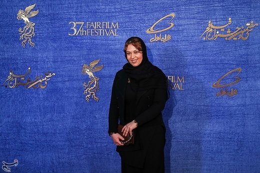 گیتی قاسمی بازیگر فیلم «جان‌دار» در سی‌وهفتمین جشنواره فیلم فجر