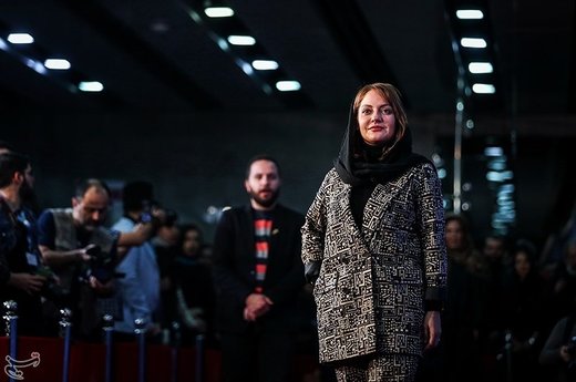 مهناز افشار بازیگر فیلم «قسم» در سی‌وهفتمین جشنواره فیلم فجر