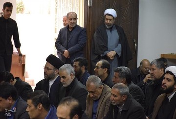 حضور سردار سلیمانی در مراسم عزای فاطمی در کرمان