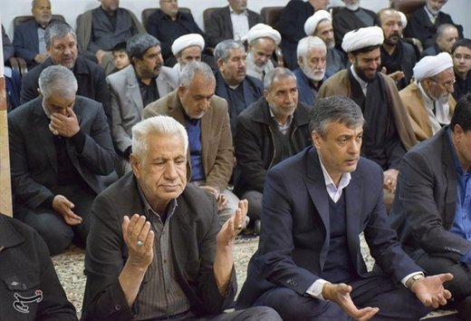 حضور سردار سلیمانی در مراسم عزای فاطمی در کرمان