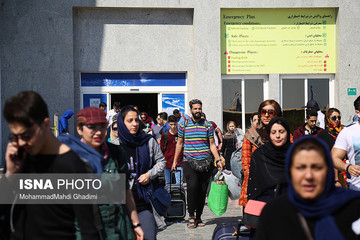 حضور مسافران در بندرعباس