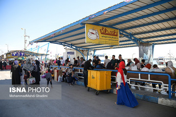 حضور مسافران در بندرعباس
