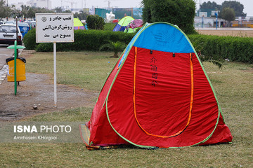 حضور مسافران در بندرعباس