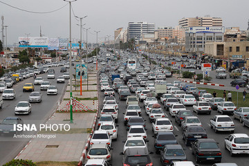 حضور مسافران در بندرعباس