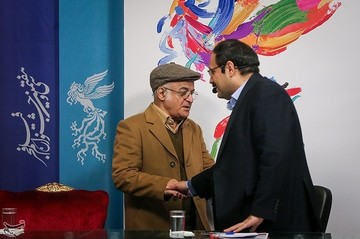 فریدون جیرانی کارگردان در نشست خبری فیلم آشفتگی