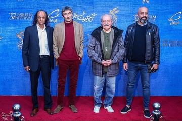 بازیگران فیلم حمال طلا در آخرین روز سی‌وهفتمین جشنواره فیلم فجر