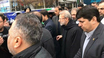 عکس | علی لاریجانی در راهپیمایی ٢٢ بهمن 
