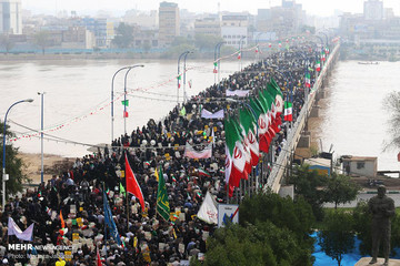 راهپیمایی ۲۲ بهمن در اهواز
