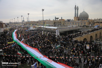راهپیمایی ۲۲ بهمن در قم