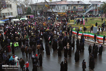 راهپیمایی ۲۲ بهمن در گرگان